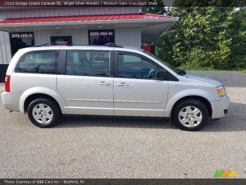 Bright Silver Metallic / Medium Slate Gray/Light Shale 2010 Dodge Grand Caravan SE
