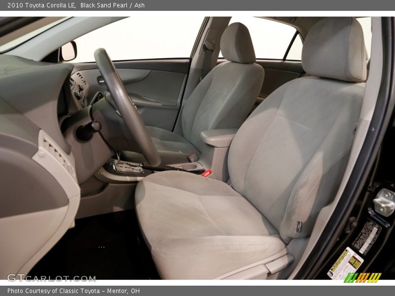 Black Sand Pearl / Ash 2010 Toyota Corolla LE