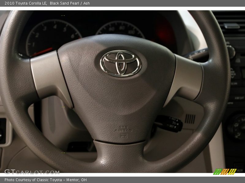 Black Sand Pearl / Ash 2010 Toyota Corolla LE