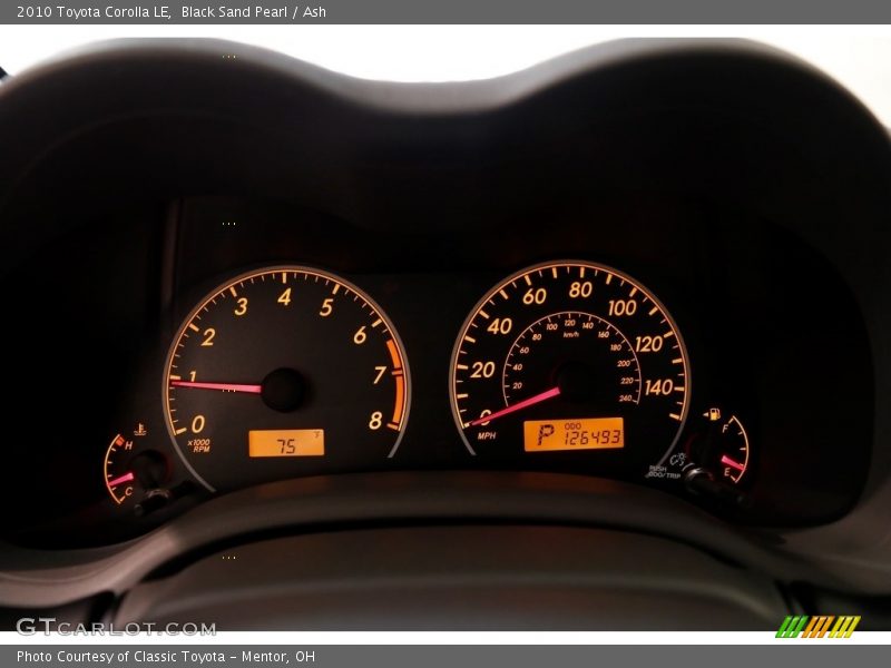 Black Sand Pearl / Ash 2010 Toyota Corolla LE