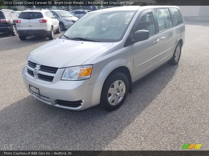 Bright Silver Metallic / Medium Slate Gray/Light Shale 2010 Dodge Grand Caravan SE