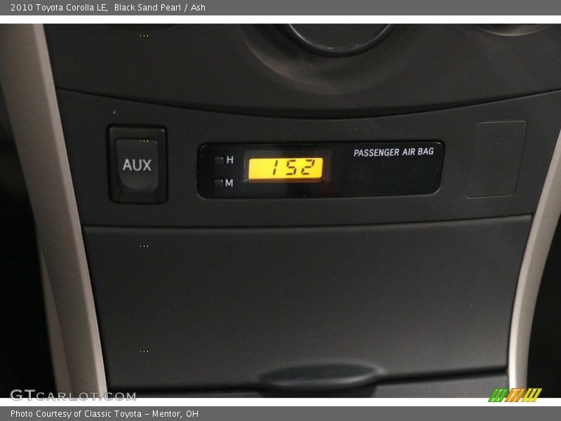 Black Sand Pearl / Ash 2010 Toyota Corolla LE