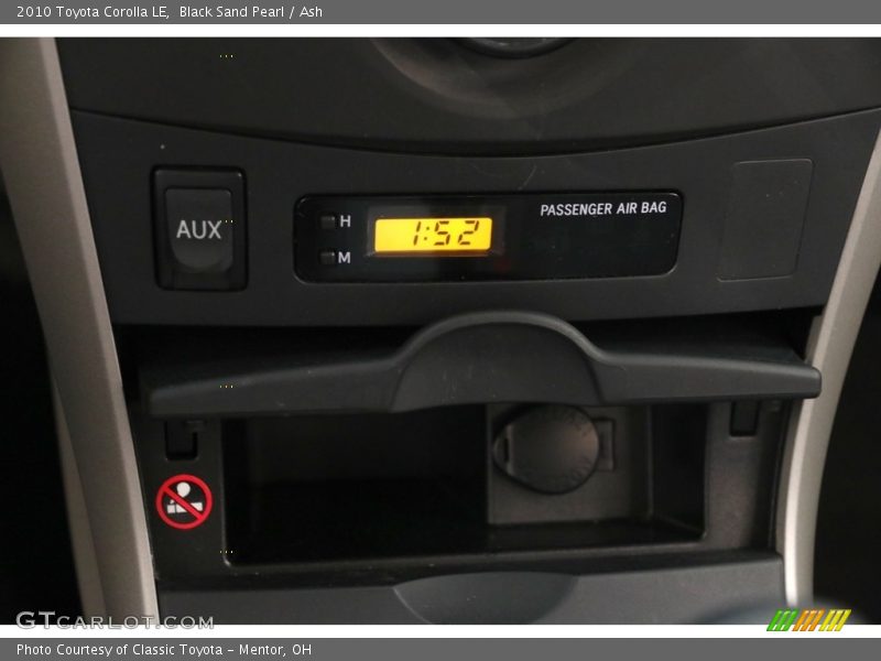 Black Sand Pearl / Ash 2010 Toyota Corolla LE