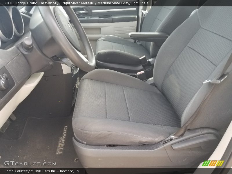 Bright Silver Metallic / Medium Slate Gray/Light Shale 2010 Dodge Grand Caravan SE