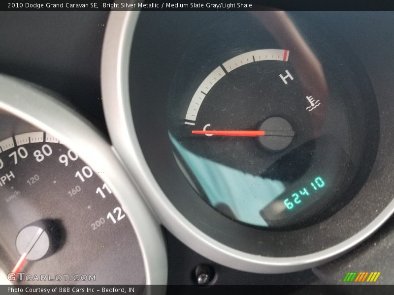 Bright Silver Metallic / Medium Slate Gray/Light Shale 2010 Dodge Grand Caravan SE