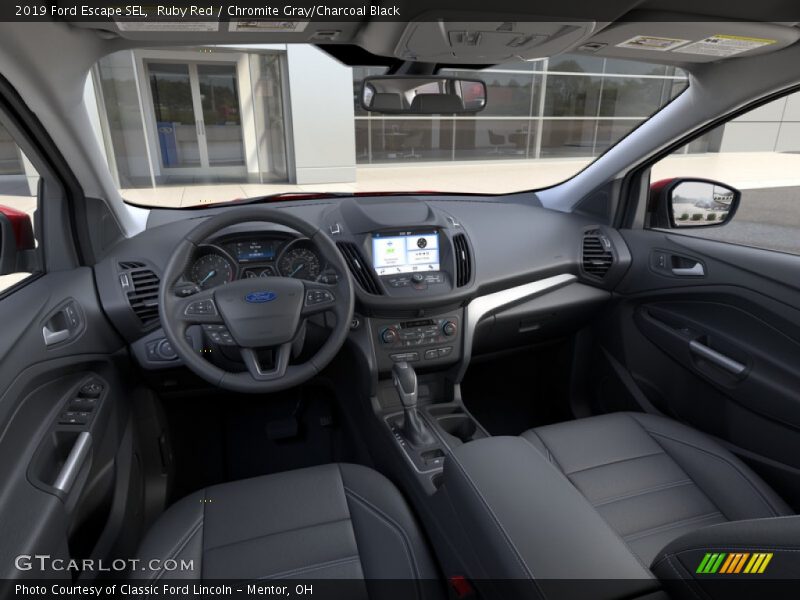 Ruby Red / Chromite Gray/Charcoal Black 2019 Ford Escape SEL