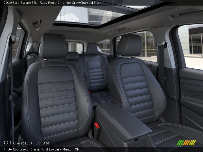 Ruby Red / Chromite Gray/Charcoal Black 2019 Ford Escape SEL