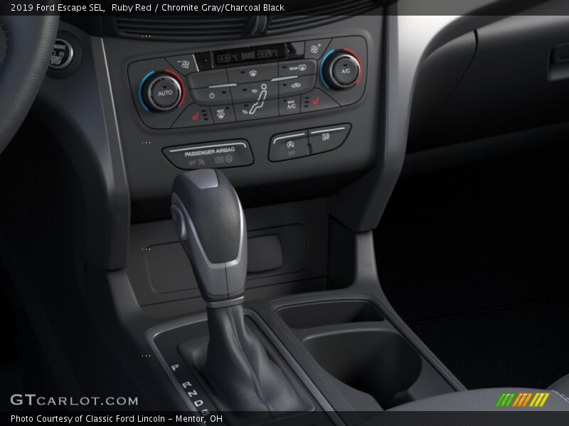 Ruby Red / Chromite Gray/Charcoal Black 2019 Ford Escape SEL