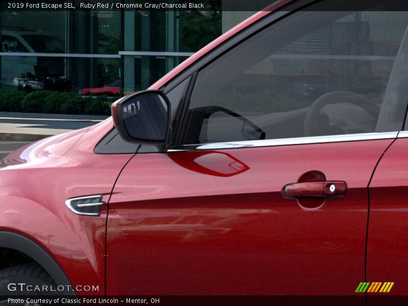 Ruby Red / Chromite Gray/Charcoal Black 2019 Ford Escape SEL