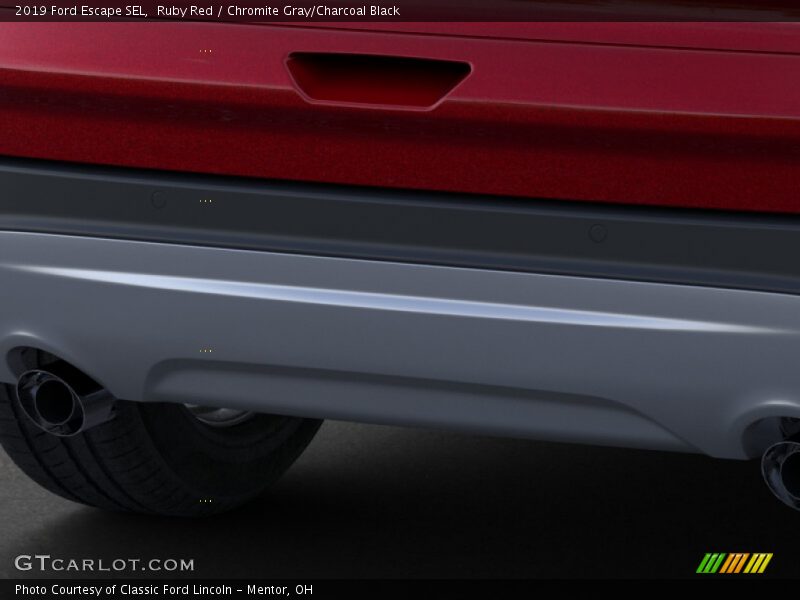 Ruby Red / Chromite Gray/Charcoal Black 2019 Ford Escape SEL