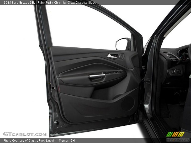 Ruby Red / Chromite Gray/Charcoal Black 2019 Ford Escape SEL