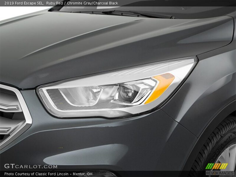Ruby Red / Chromite Gray/Charcoal Black 2019 Ford Escape SEL