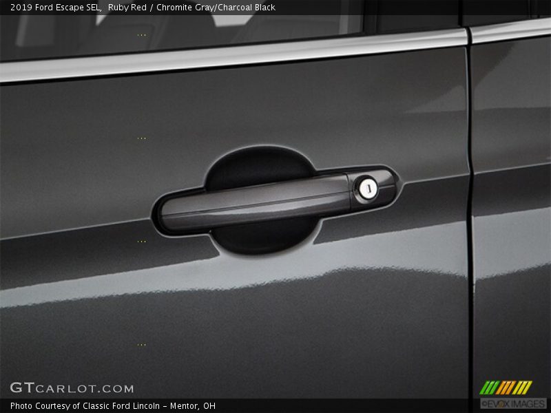 Ruby Red / Chromite Gray/Charcoal Black 2019 Ford Escape SEL
