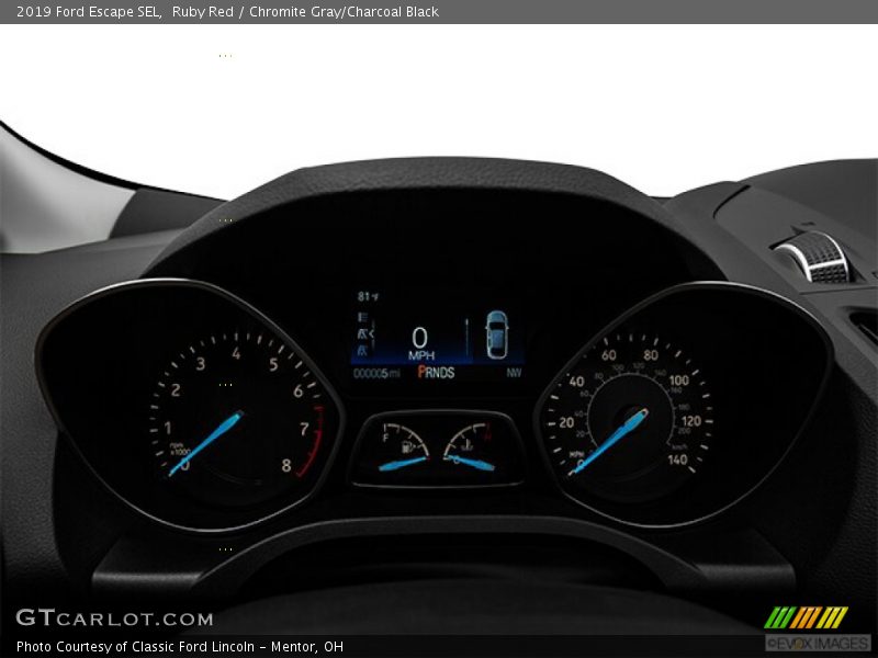 Ruby Red / Chromite Gray/Charcoal Black 2019 Ford Escape SEL