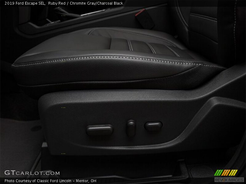 Ruby Red / Chromite Gray/Charcoal Black 2019 Ford Escape SEL