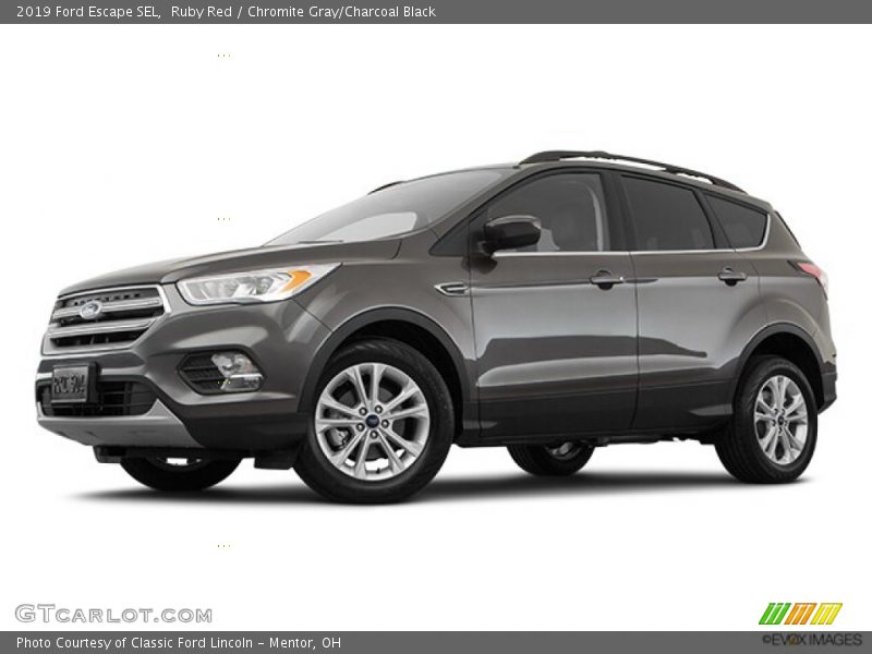 Ruby Red / Chromite Gray/Charcoal Black 2019 Ford Escape SEL