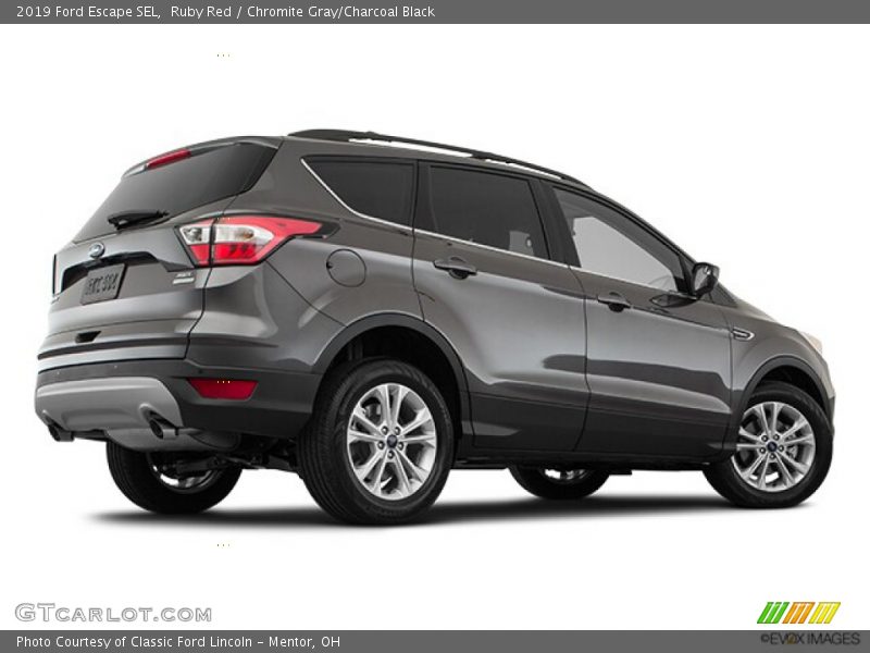 Ruby Red / Chromite Gray/Charcoal Black 2019 Ford Escape SEL