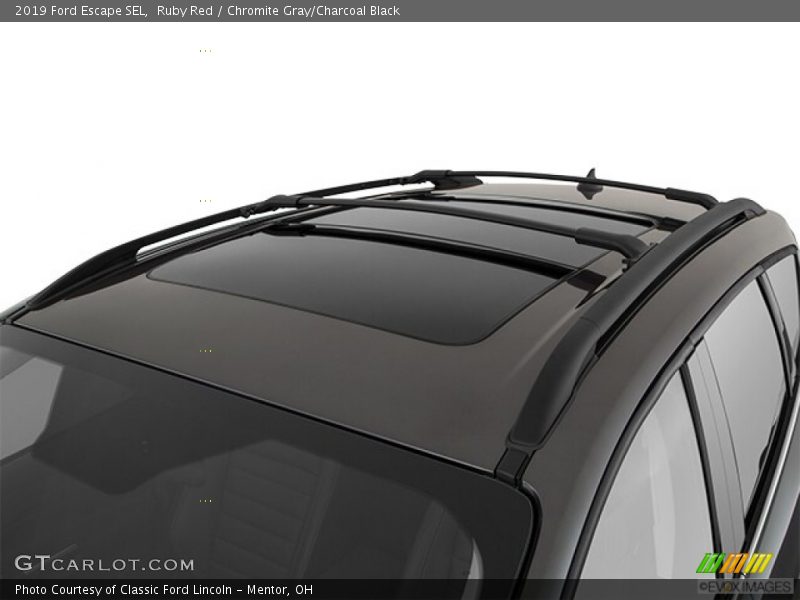 Ruby Red / Chromite Gray/Charcoal Black 2019 Ford Escape SEL