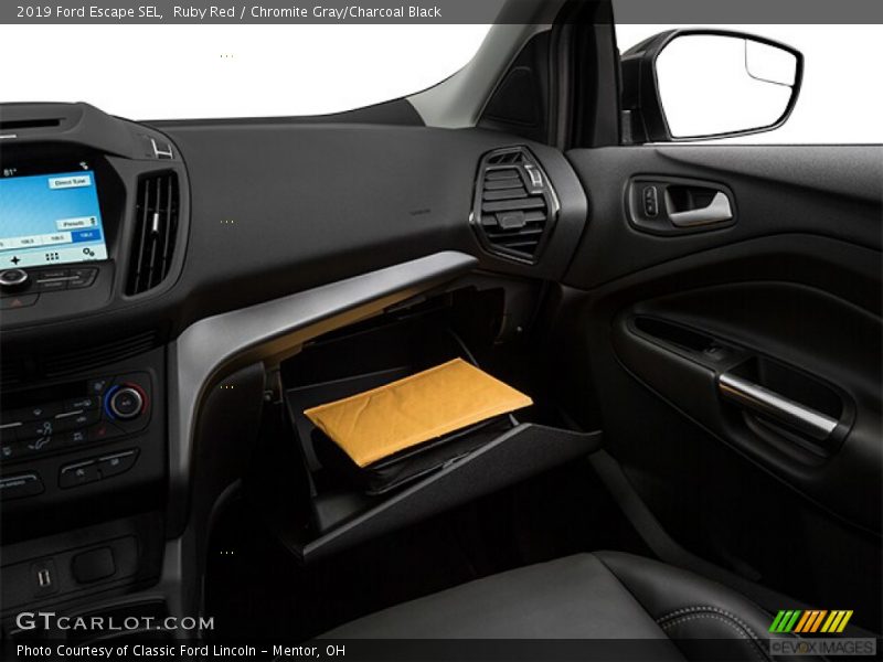 Ruby Red / Chromite Gray/Charcoal Black 2019 Ford Escape SEL