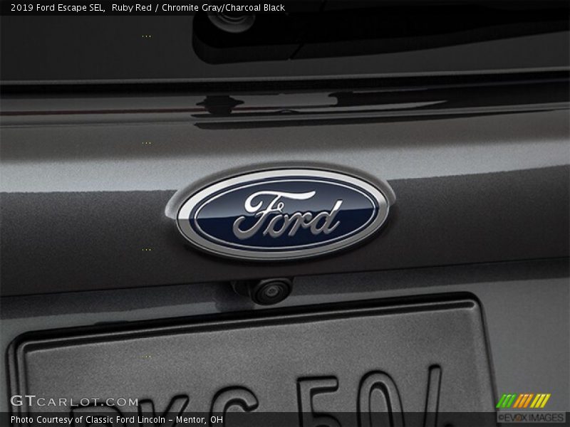 Ruby Red / Chromite Gray/Charcoal Black 2019 Ford Escape SEL
