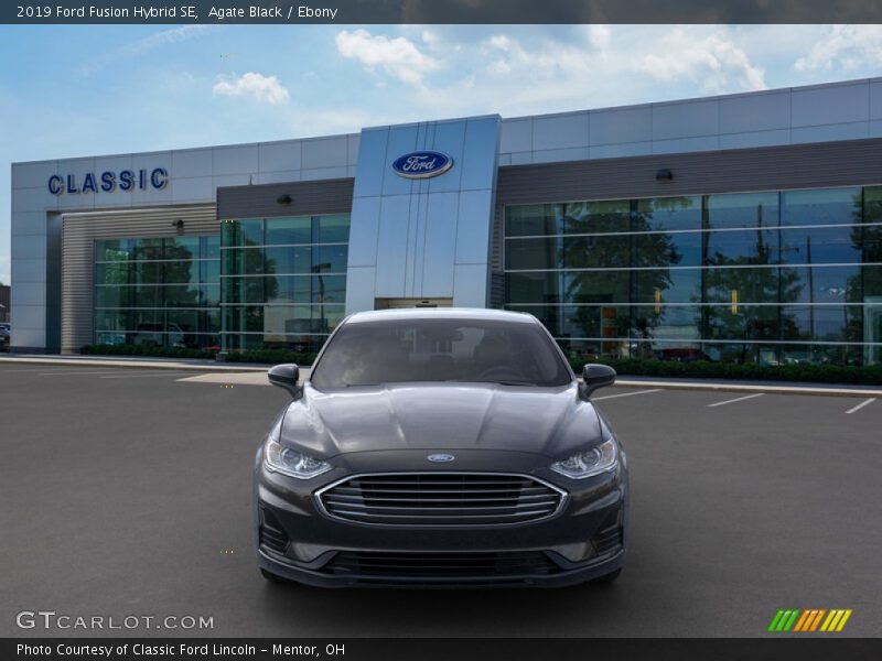 Agate Black / Ebony 2019 Ford Fusion Hybrid SE