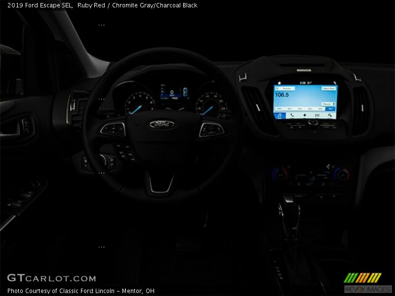 Ruby Red / Chromite Gray/Charcoal Black 2019 Ford Escape SEL