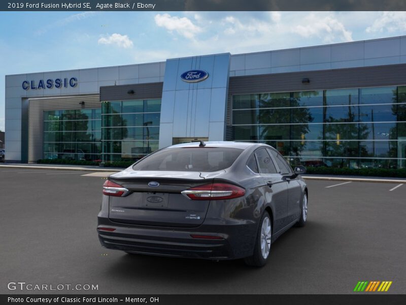 Agate Black / Ebony 2019 Ford Fusion Hybrid SE