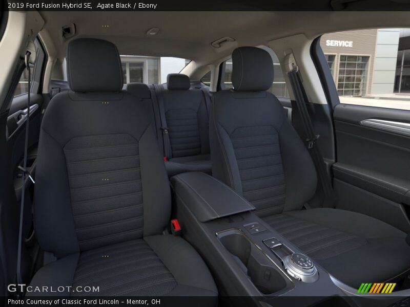 Agate Black / Ebony 2019 Ford Fusion Hybrid SE