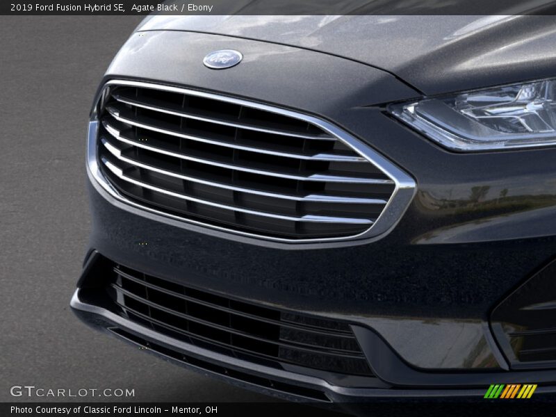 Agate Black / Ebony 2019 Ford Fusion Hybrid SE