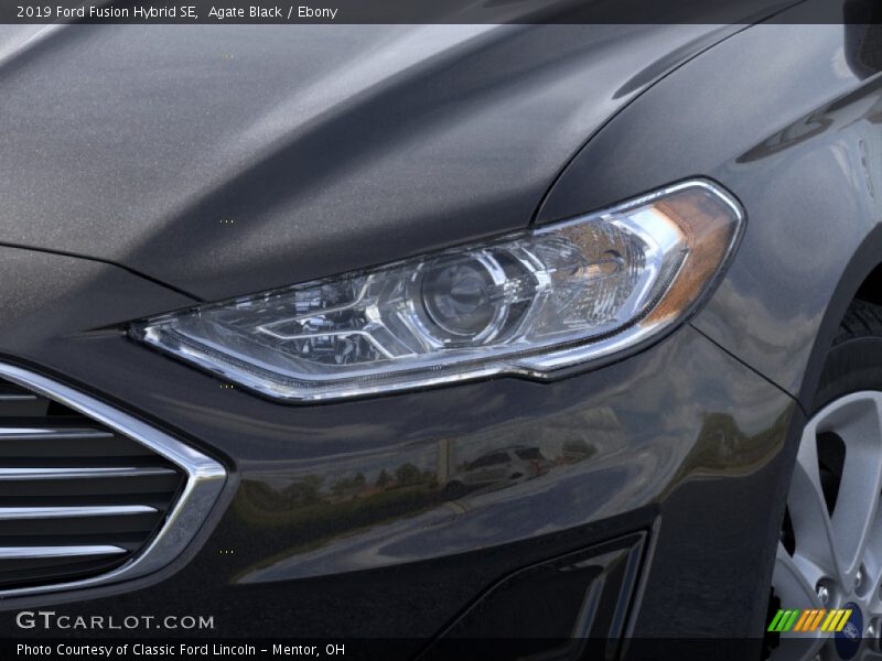 Agate Black / Ebony 2019 Ford Fusion Hybrid SE