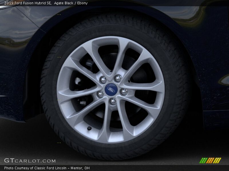 Agate Black / Ebony 2019 Ford Fusion Hybrid SE