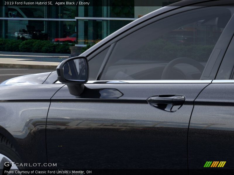 Agate Black / Ebony 2019 Ford Fusion Hybrid SE