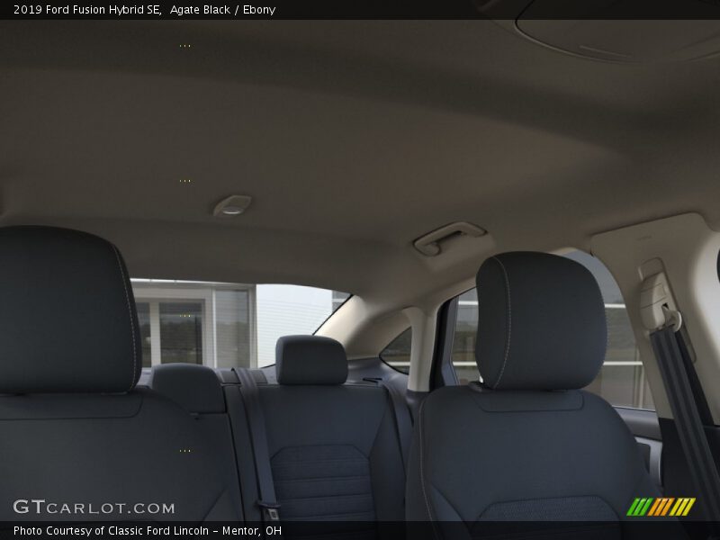 Agate Black / Ebony 2019 Ford Fusion Hybrid SE