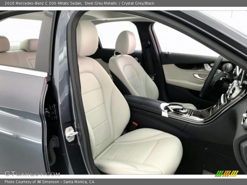 Steel Grey Metallic / Crystal Grey/Black 2016 Mercedes-Benz C 300 4Matic Sedan