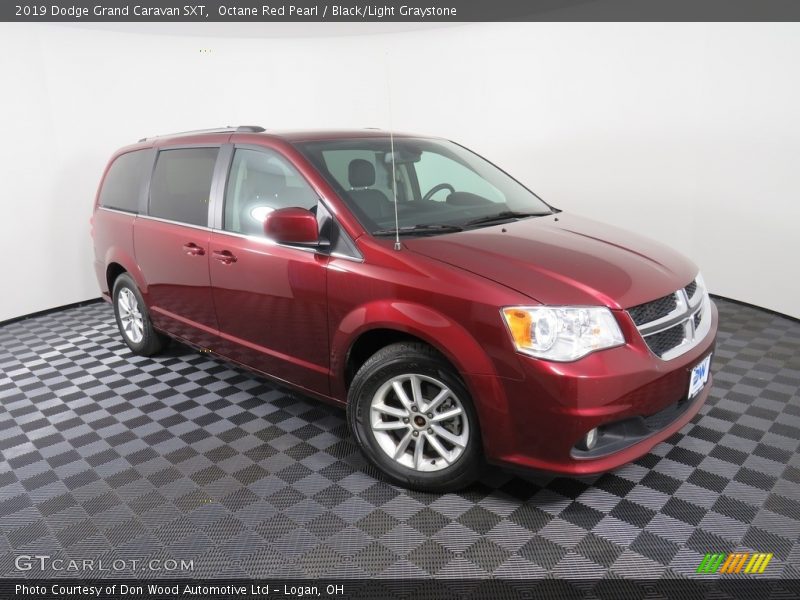 Octane Red Pearl / Black/Light Graystone 2019 Dodge Grand Caravan SXT