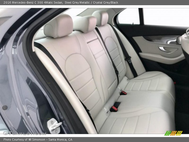 Steel Grey Metallic / Crystal Grey/Black 2016 Mercedes-Benz C 300 4Matic Sedan
