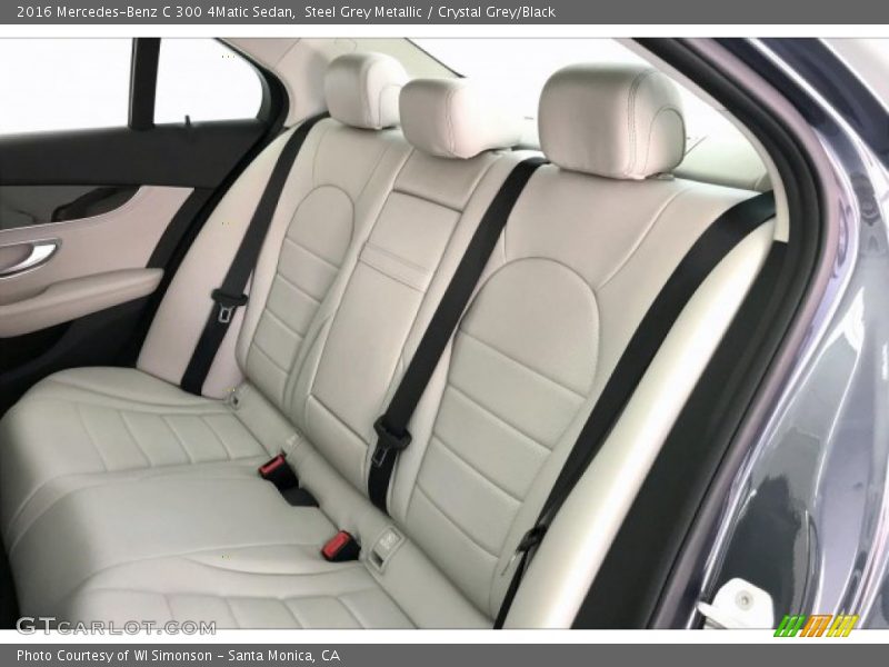 Steel Grey Metallic / Crystal Grey/Black 2016 Mercedes-Benz C 300 4Matic Sedan