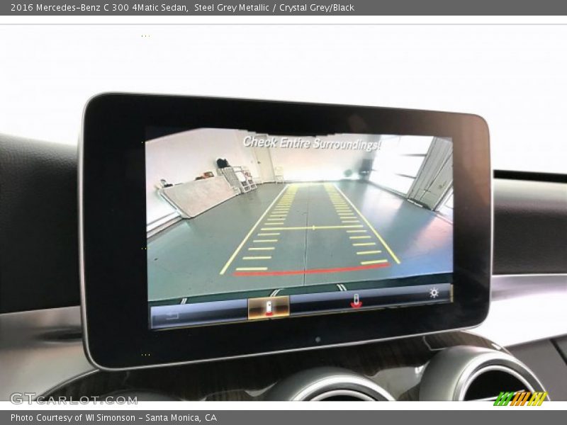 Steel Grey Metallic / Crystal Grey/Black 2016 Mercedes-Benz C 300 4Matic Sedan