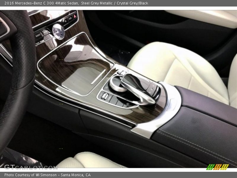 Steel Grey Metallic / Crystal Grey/Black 2016 Mercedes-Benz C 300 4Matic Sedan