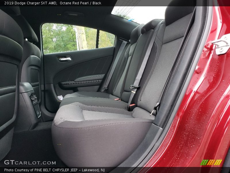 Octane Red Pearl / Black 2019 Dodge Charger SXT AWD