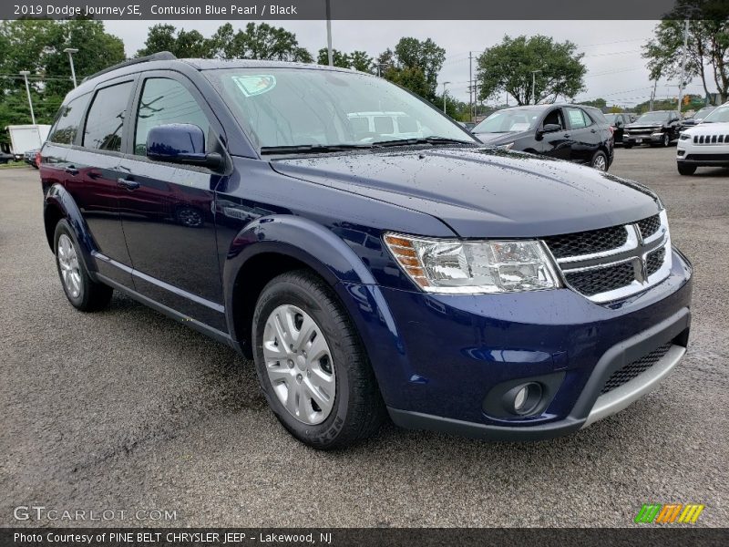 Contusion Blue Pearl / Black 2019 Dodge Journey SE