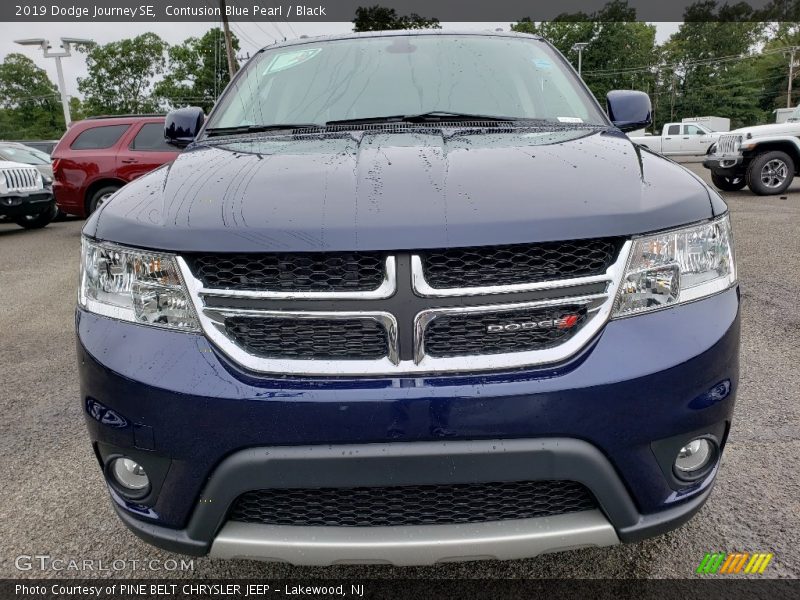 Contusion Blue Pearl / Black 2019 Dodge Journey SE