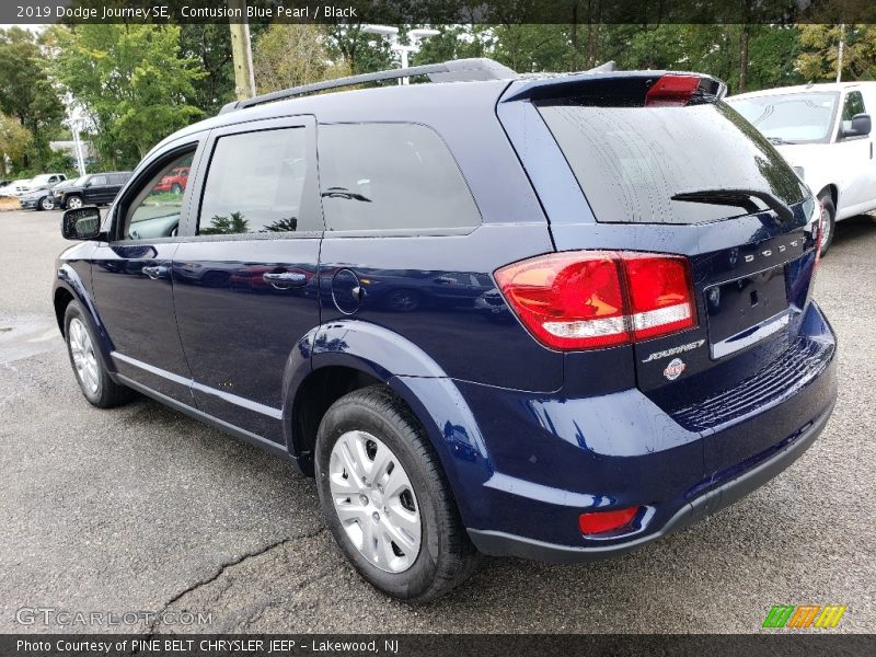 Contusion Blue Pearl / Black 2019 Dodge Journey SE