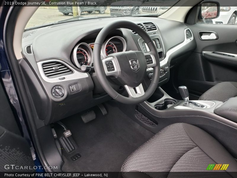 Contusion Blue Pearl / Black 2019 Dodge Journey SE