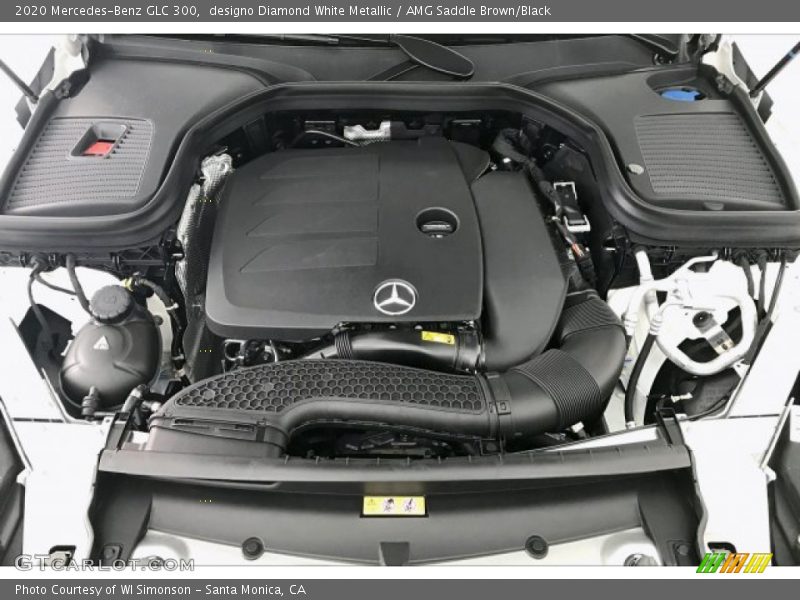 designo Diamond White Metallic / AMG Saddle Brown/Black 2020 Mercedes-Benz GLC 300