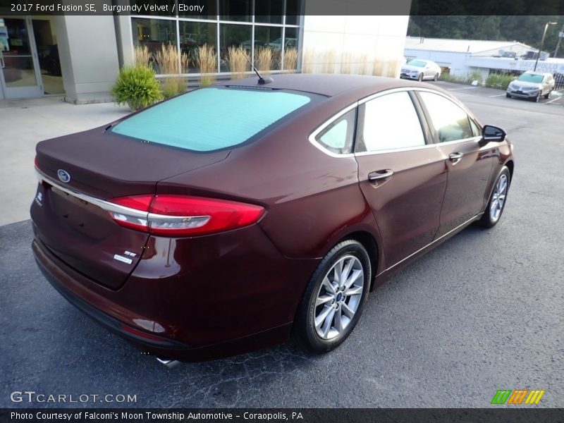 Burgundy Velvet / Ebony 2017 Ford Fusion SE