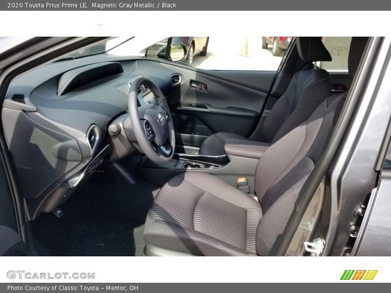  2020 Prius Prime LE Black Interior