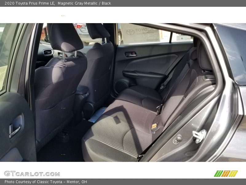 Rear Seat of 2020 Prius Prime LE