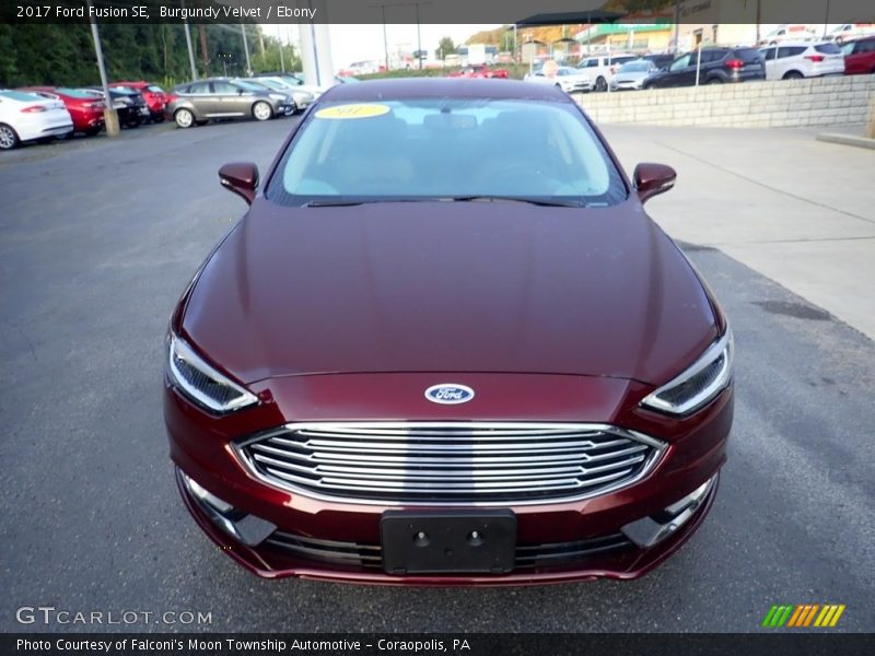 Burgundy Velvet / Ebony 2017 Ford Fusion SE