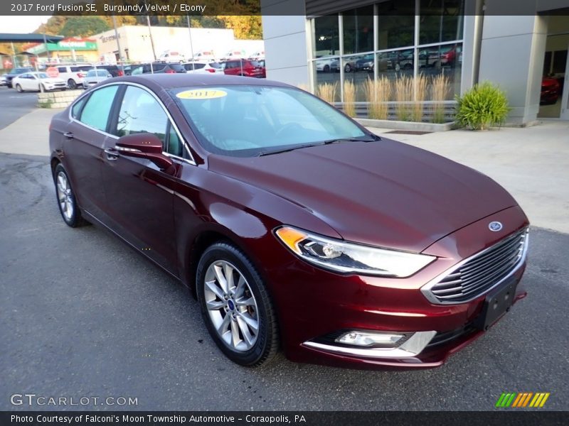 Burgundy Velvet / Ebony 2017 Ford Fusion SE